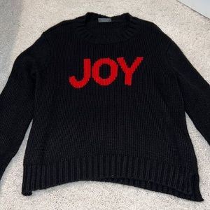 Wooden ships Joy sweater